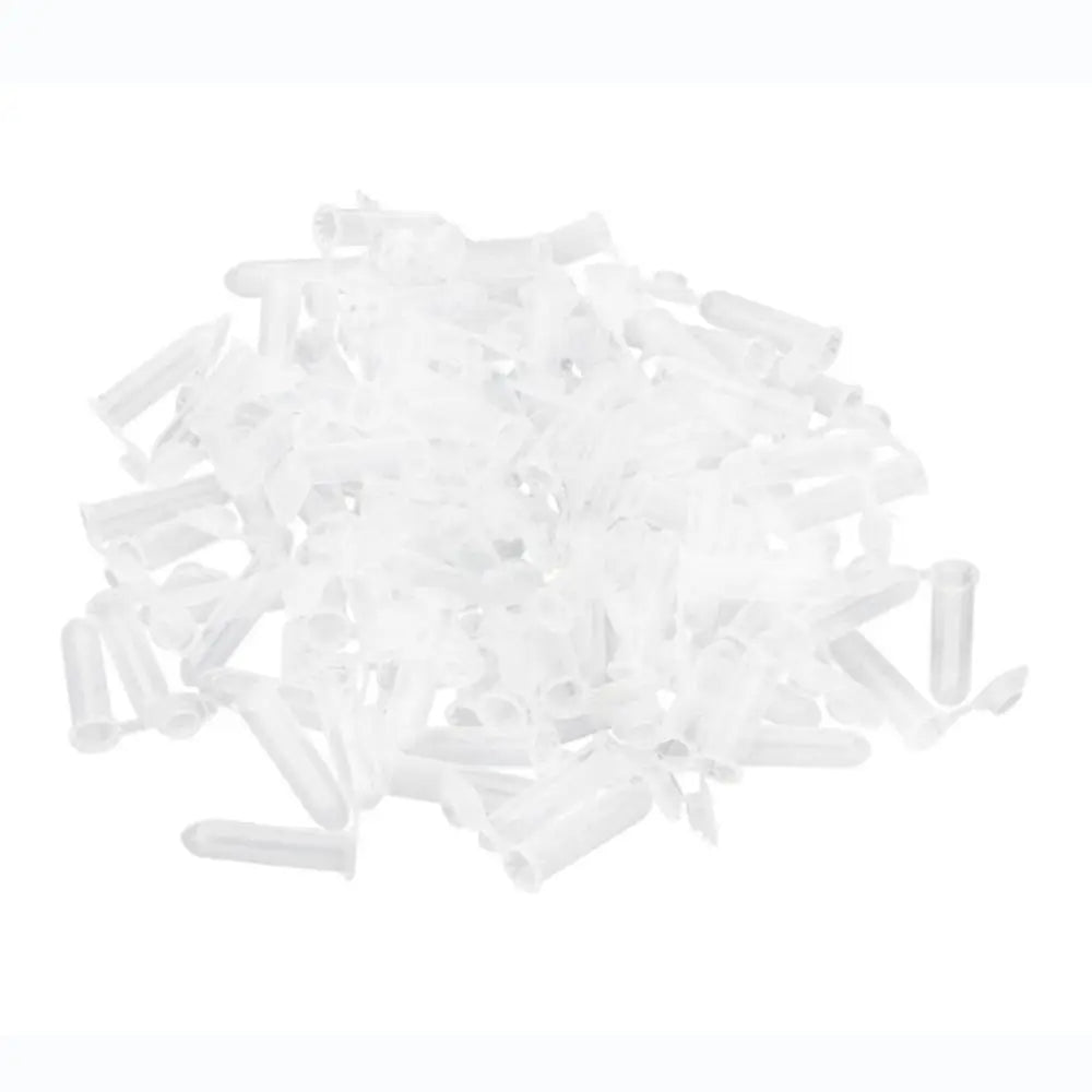 500-Pack 2ml Clear Plastic Micro Vials with Snap Cap Plastic Storage Vials HIP Default Title