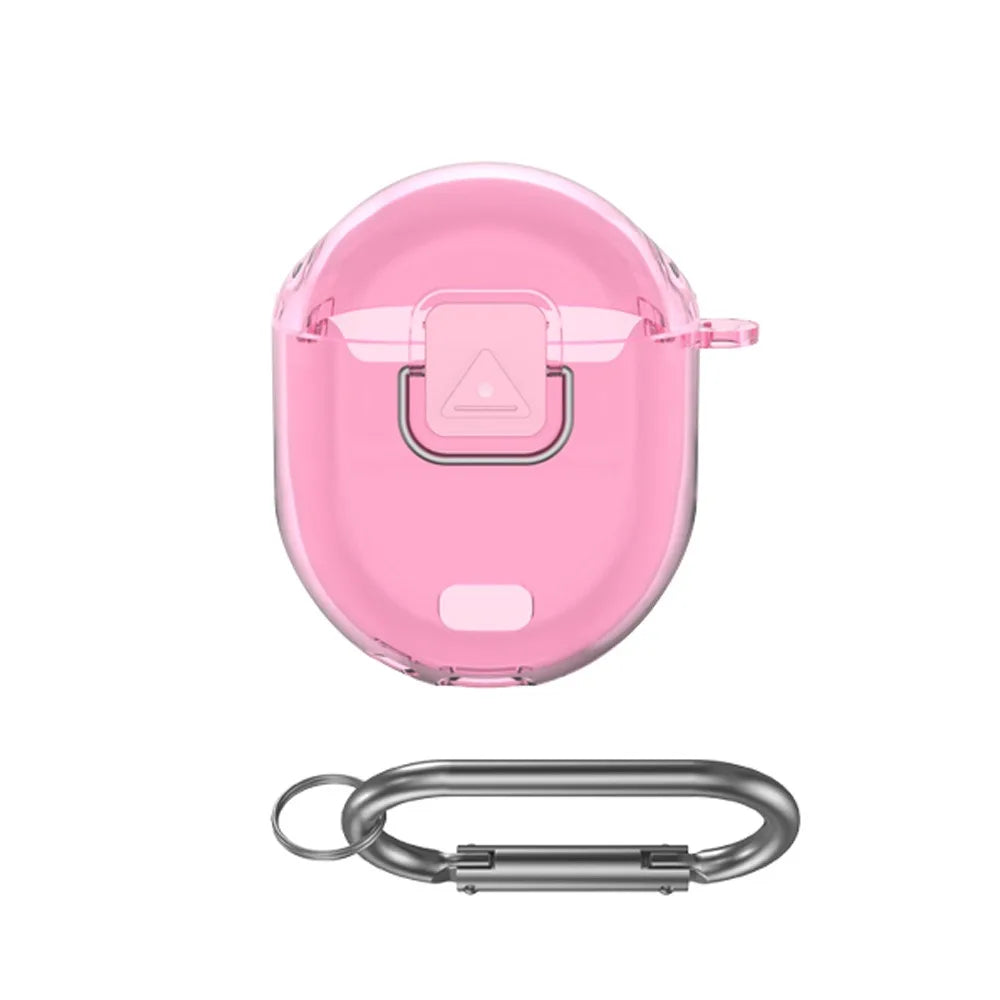 TPU Clear Case for Google Pixel Buds Pro 2 – Anti-Scratch Earphone Case Cover HIP Transparent Pink