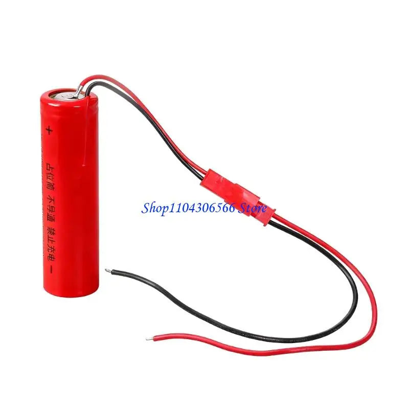 18650 Dummy Battery Spacer with JST Input Wire – 23cm Battery Spacer Adapter HIP Red CN