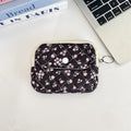 Cartoon Floral Quilted Coin Purse – ID, Key & Card Holder Quilted Coin Purse HIP style 14