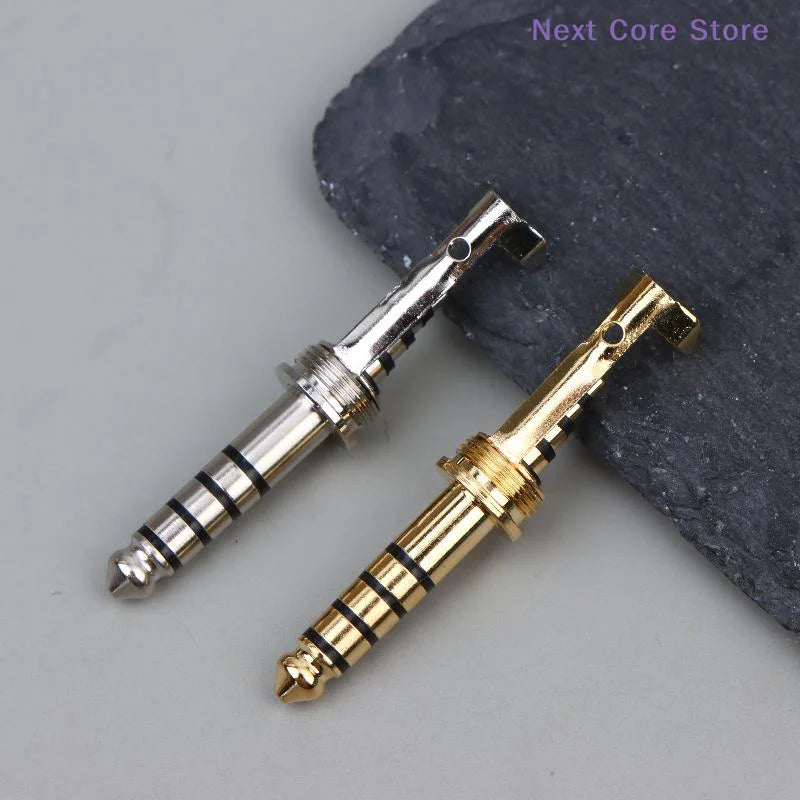 4.4mm Balanced Audio Plug – HIFI Copper Rhodium Plated 5-Pole Audio Jack Connector HIP