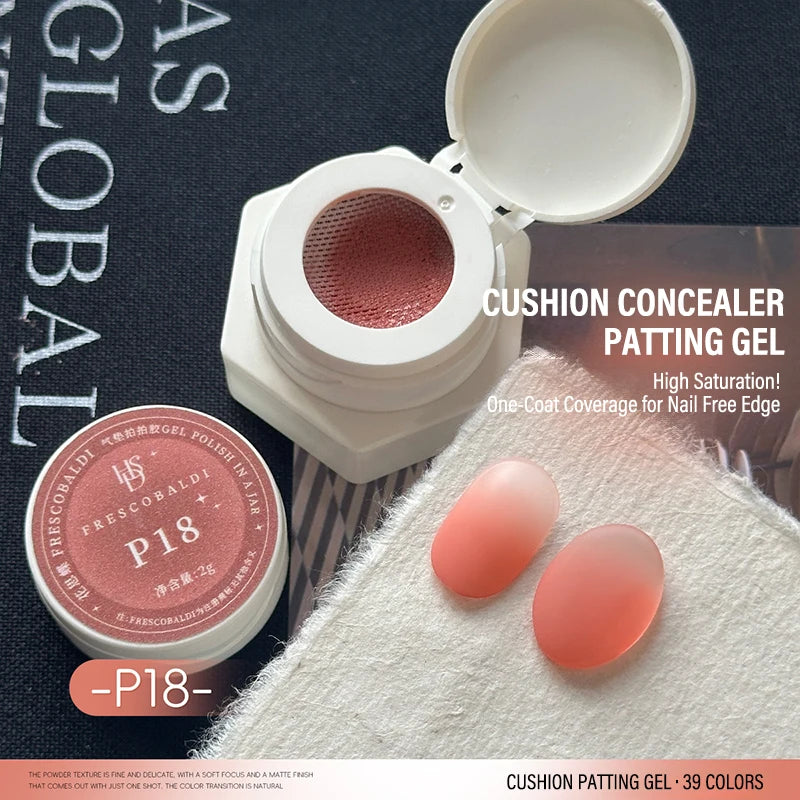 39-Color Air Cushion Patting Gel – Gradient Blush Nail Art