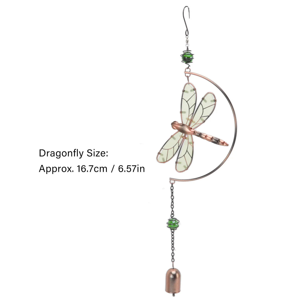 Wind Chimes Dragonfly Wind Chimes Dragonfly Wind Chimes Waterproof Beautiful Melody Iron Hanging Ornaments for Home Decoration HIP