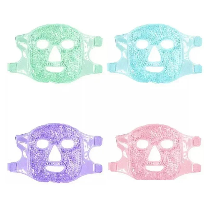 Gel Bead Full Face & Eye Mask – Hot & Cold Spa Compress Gel Face Eye Mask HIP