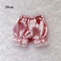 Cotton Doll Lace Shorts & Pants – 15/20cm DIY Doll Clothes Doll Clothing Accessory HIP 20cm Pink