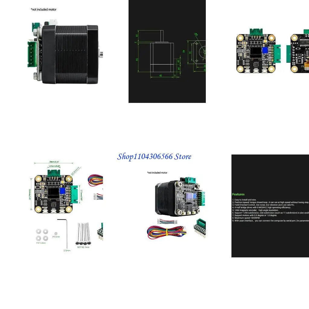 MKS SERVO42C Closed-Loop Stepper Motor Controller Nema 17 Stepper Motor Controller HIP China Mainland