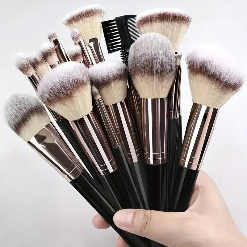 RUZOFO 3-15 Pc Soft Makeup Brush Set – Professional Beauty Kit Makeup Brush Set HIP