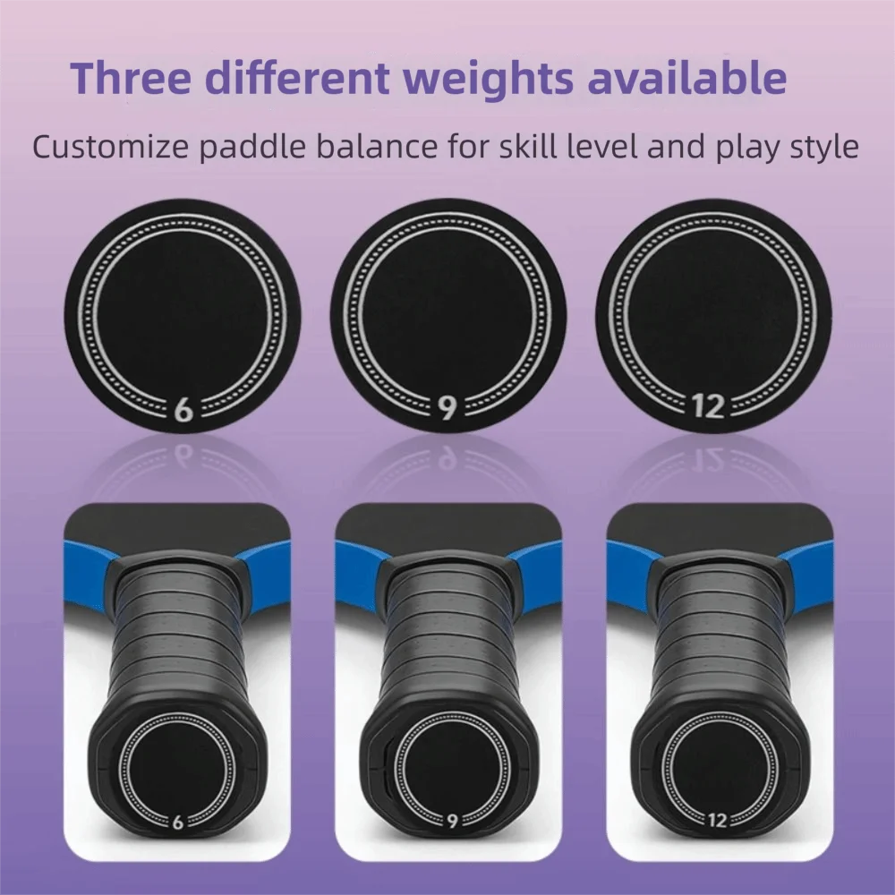 Pickleball Paddle Handle Weight Kit – 6g 9g 12g Balance Paddle Weight Kit HIP