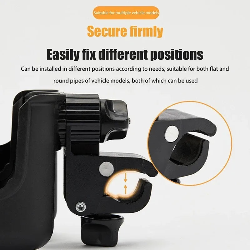 2-in-1 Stroller Cup & Phone Holder – Universal Fit Stroller Accessory HIP