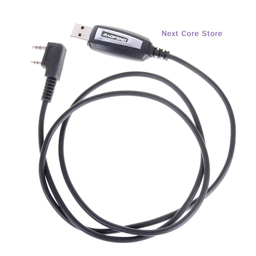 USB 2-Pin Programming Cable & CD for UV-5R BF-888S Radios Radio Programming Cable HIP