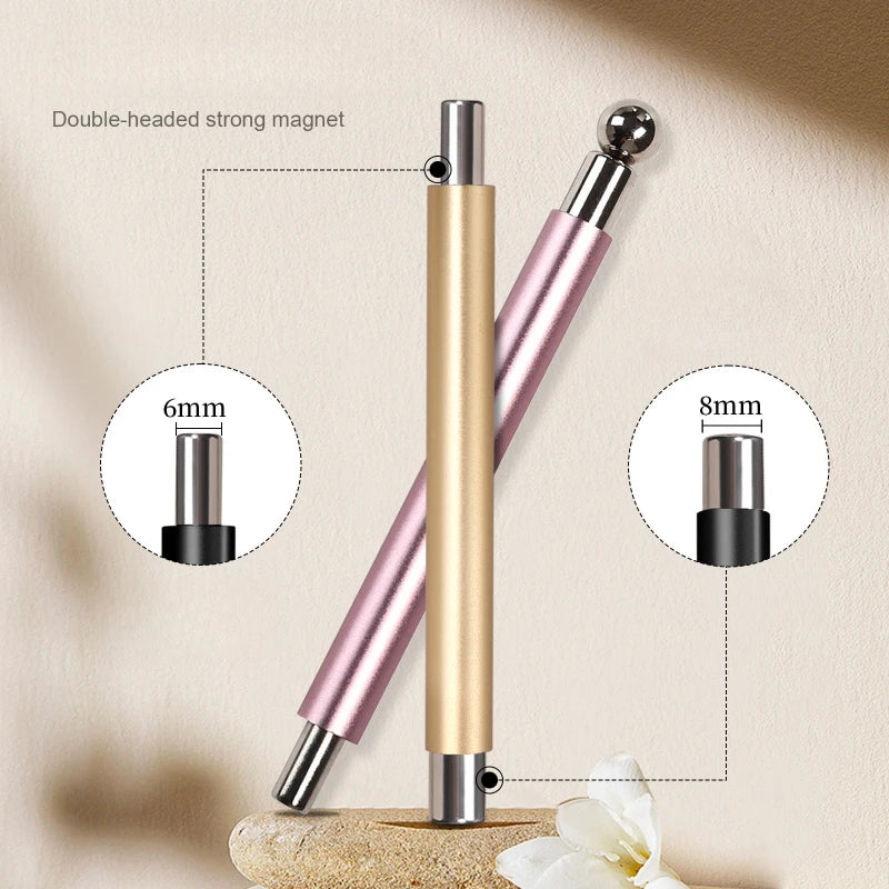 Strong Magnetic Long Double Head Nail Magnet Tool Pens Magnetic Cat Eye Gel Polish Nail Art Kit for DIY Salon Studio Or Home Use HIP