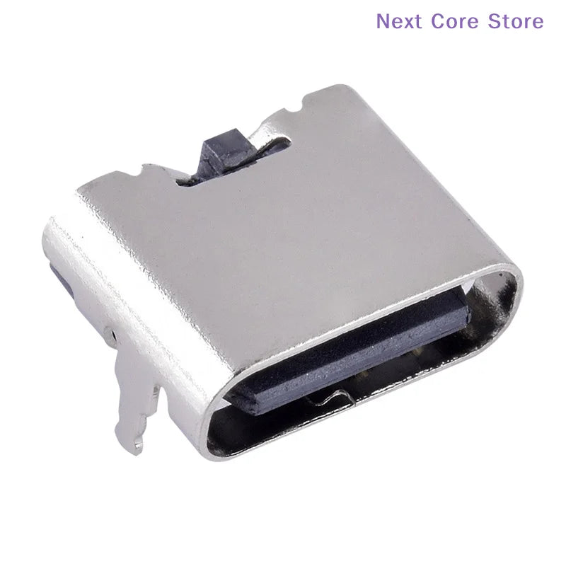 10-Pack USB Type-C 2-Pin Female Charging Port Connector Socket USB Connector Socket HIP