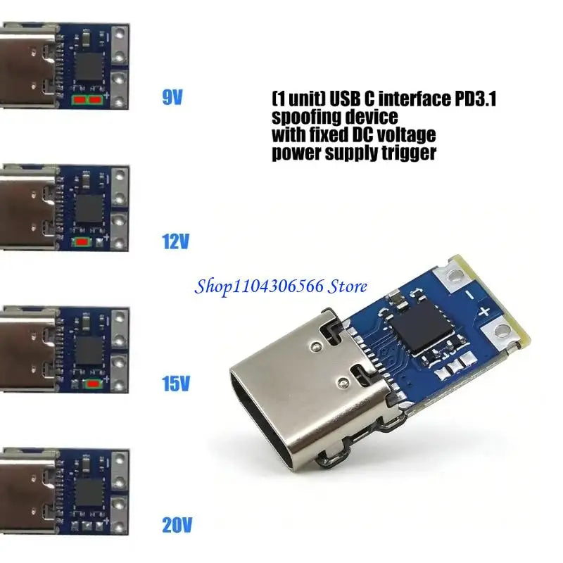 USB PD3.1 Decoy Module – 9V 12V 15V 20V Voltage Trigger USB Voltage Trigger HIP