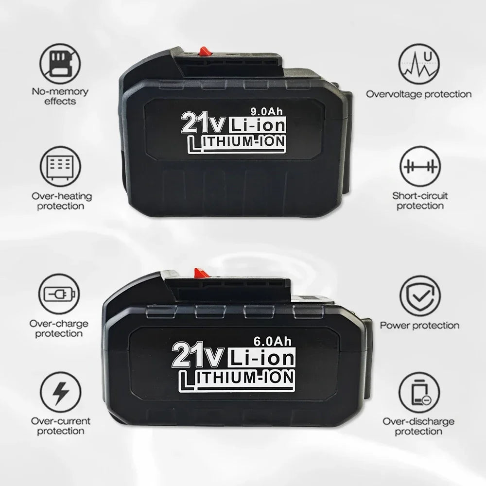 21V Li-Ion Replacement Battery for Dayi Cordless Power Tools Power Tool Battery HIP 9000MAH 1PCS China Mainland