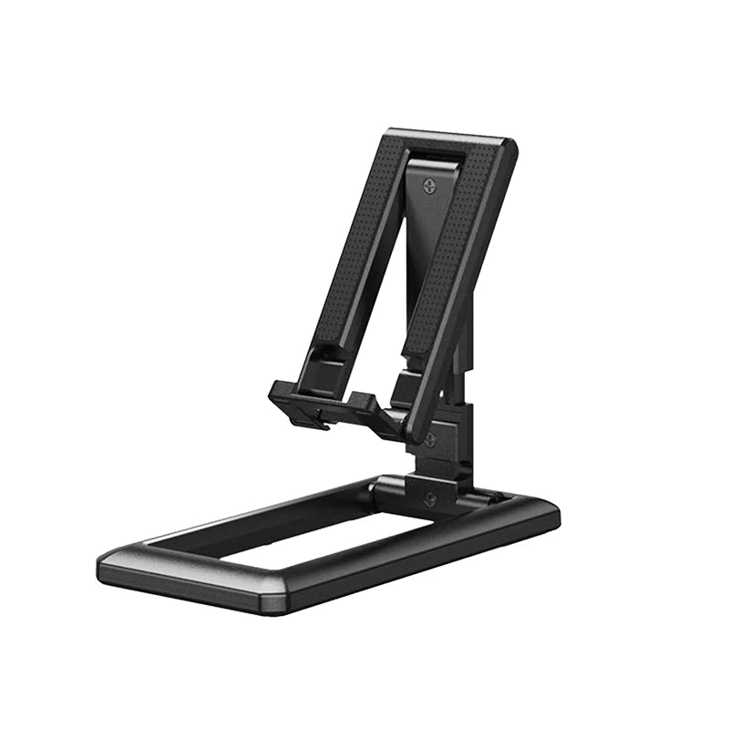 Universal Foldable Tablet & Phone Stand – Adjustable Desk Holder Tablet & Phone Stand HIP Black