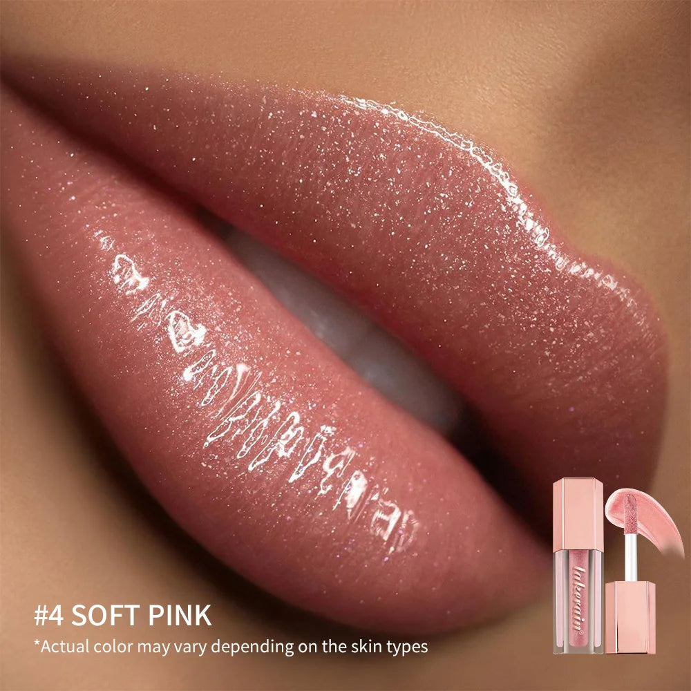8 Shades Lip Cosmetics Heat Color Drip Lip Cream Liquid Lipstick Moisturizing Plumper Long Lasting Lip Gloss HIP