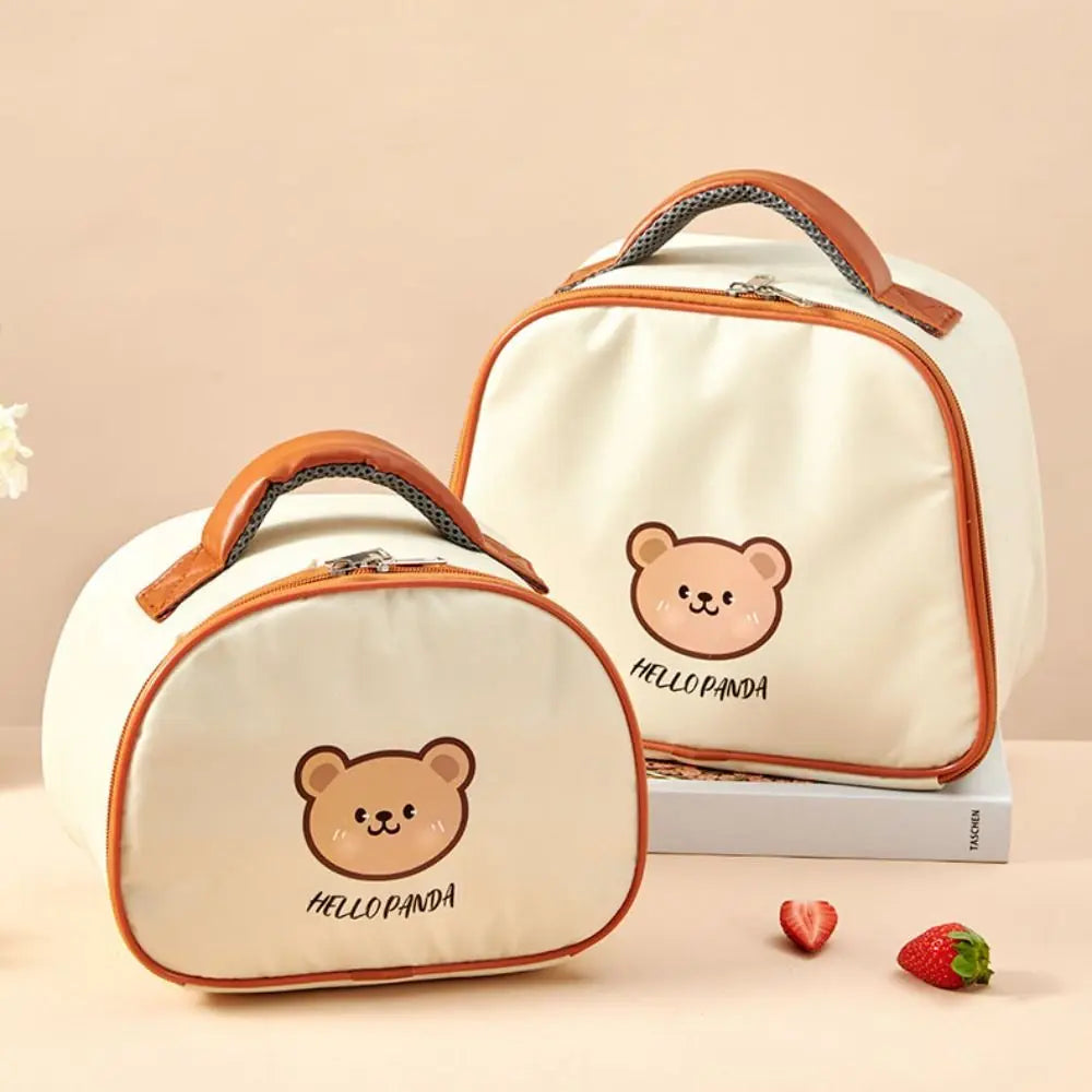 Cute Bear Insulated Lunch Bag – Waterproof Thermal Tote Insulated Lunch Bag HIP