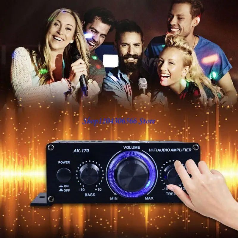 Mini HIFI Stereo Power Amplifier Board 20W+20W 2CH DIY Stereo Power Amplifier HIP