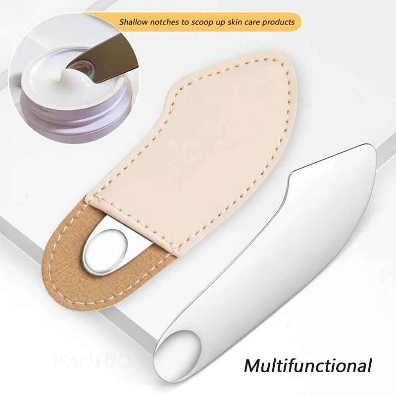Stainless Steel Foundation Spatula Mask and Eye Cream Spoons Multi-functional Facial Scraping Metal Beauty & Skin Care Tools Set HIP