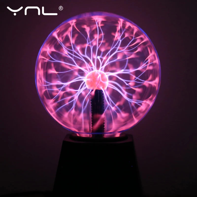 YNL Magic Plasma Ball Light – 3–6 Inch Electric Glass Lamp Novelty Plasma Lamp HIP 6 inch