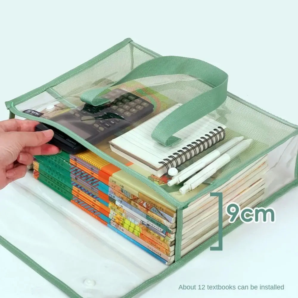 PVC Transparent File Bag – Large Capacity Document Organizer Document Storage Bag HIP