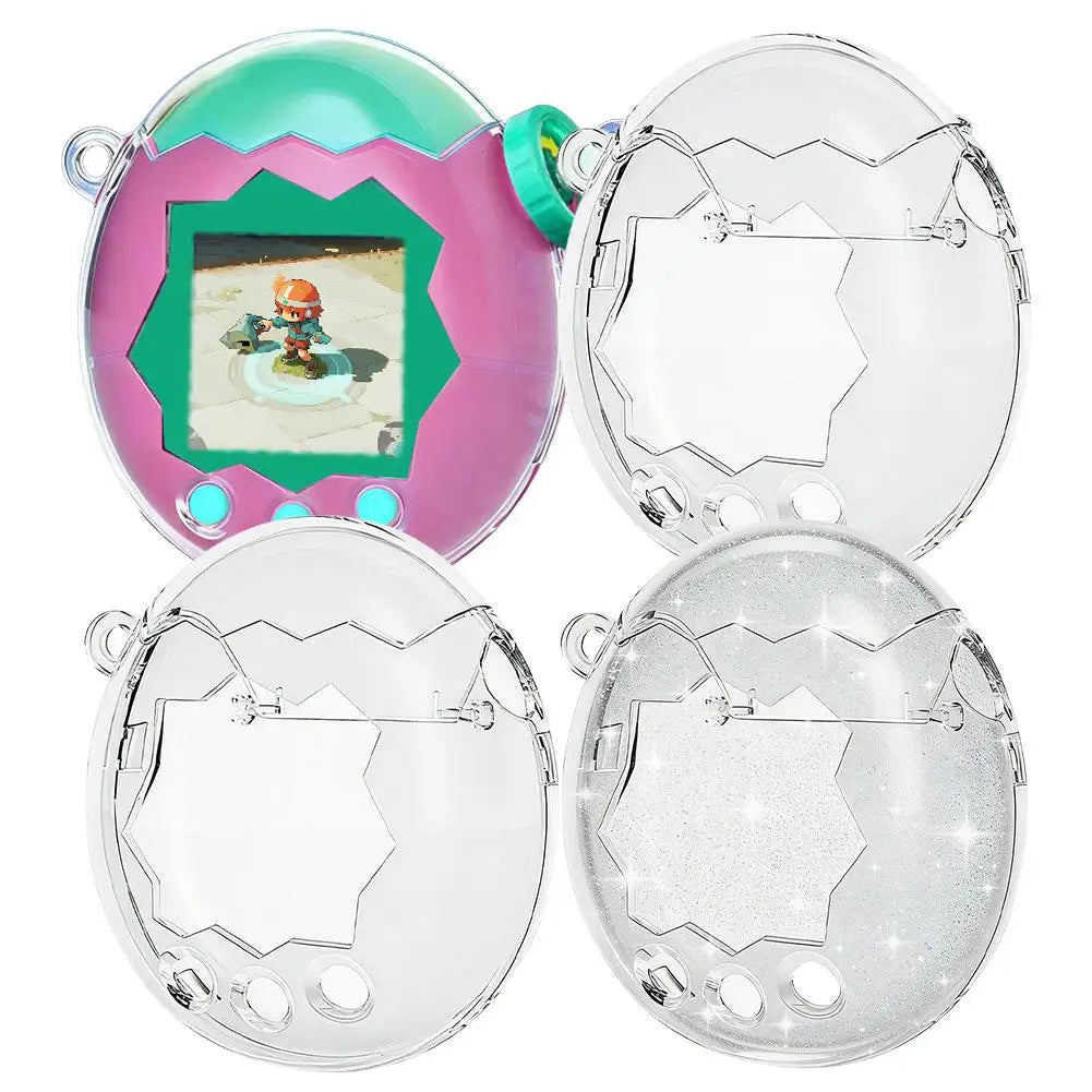 Glitter Crystal Clear Case For Tamagotchi Uni Paradise Protective Cover Ultra Thin Skin Shell Shockproof Guard For Kids Electron HIP