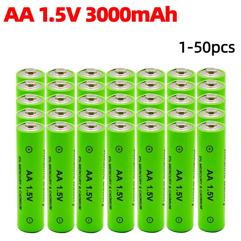 NDNNAS AA 3000mAh 1.5V Rechargeable Batteries | 1000 Cycles Rechargeable AA Batteries HIP