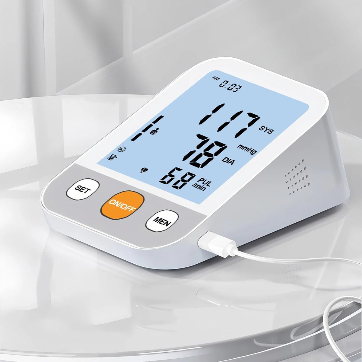 Fireurus Digital Arm Blood Pressure Monitor | Voice & Backlight Blood Pressure Monitor HIP