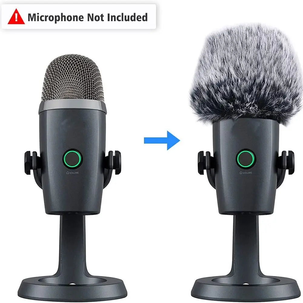 Blue Yeti Fur Windscreen Wind Muff Microphone Cover Microphone Windscreen HIP