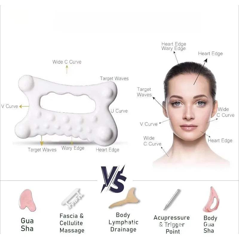 RUZOFO Body Sculpting Massage Scraper – Face & Body Massage Scraper Tool HIP