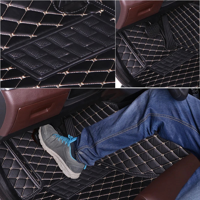 Mercedes-Benz E-Class W210 1996–2002 Custom PU Leather Floor Mats Custom Car Floor Mats HIP