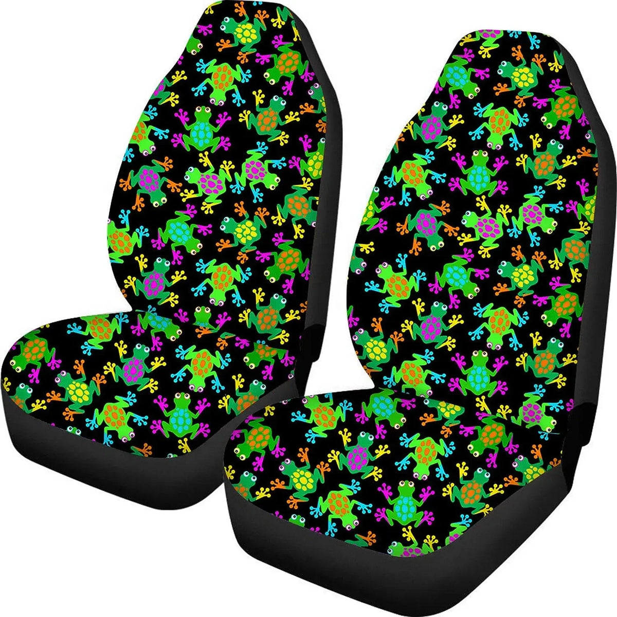 Tree Frog Car Seat Covers Set of 2 – Universal Front Fit Car Seat Covers HIP 9