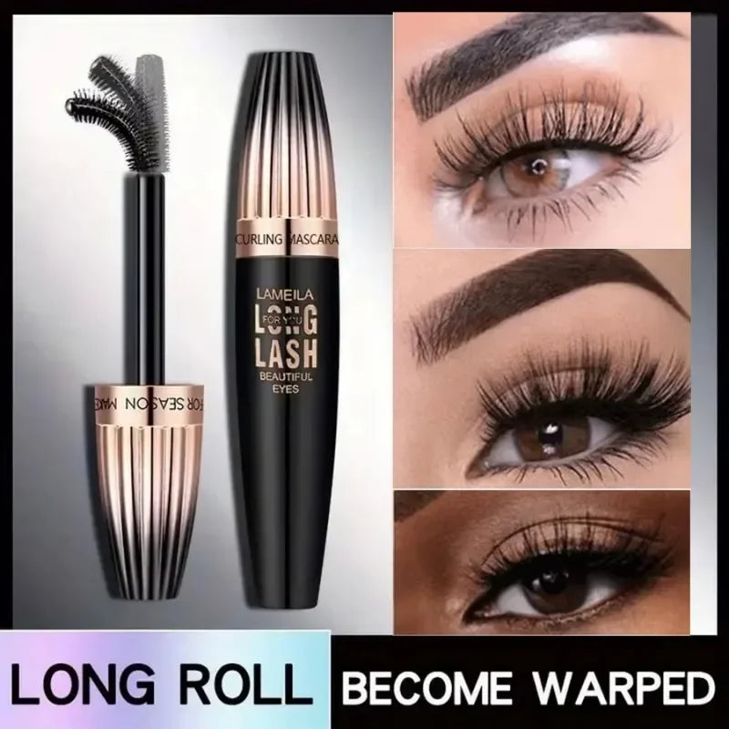 4D Waterproof Mascara – Volumizing, Lengthening & Curling Mascara HIP