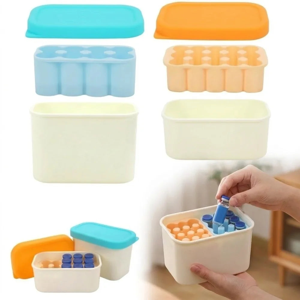 Portable 5ml & 10ml Vial Organizer Case – Reusable Holder Vial Storage Case HIP