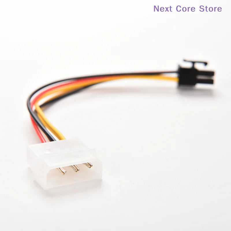 4-Pin to 6-Pin PCI-E GPU Power Adapter Cable | eelhoe GPU Power Adapter Cable HIP