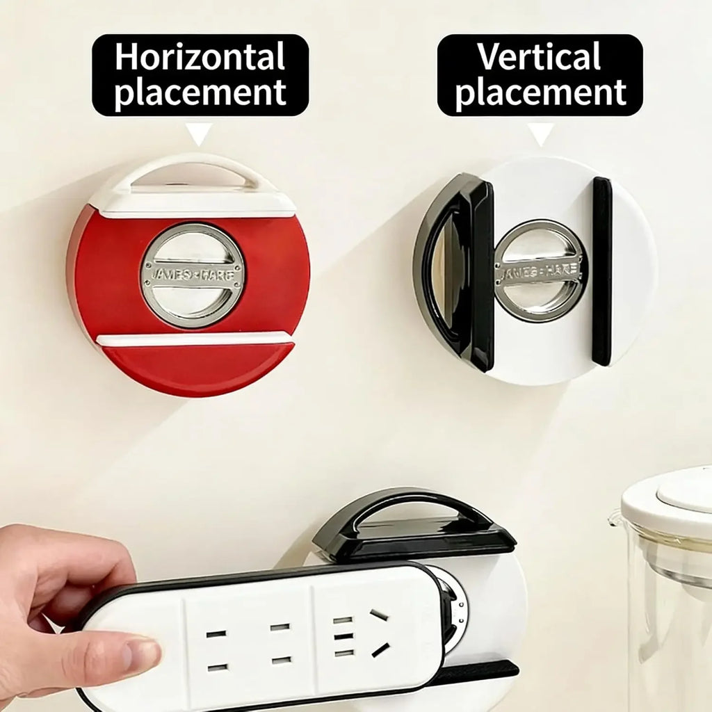 Suction Cup Power Strip Mount & Rotational Socket Holder Power Strip Mount HIP