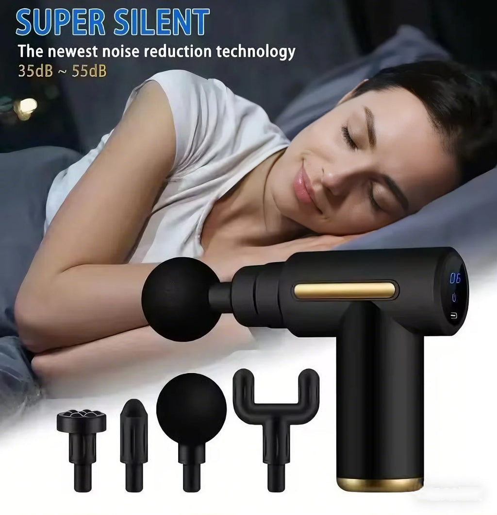 Portable Muscle Massage Gun – LED Touch Screen & Rechargeable Percussion Massage Gun HIP