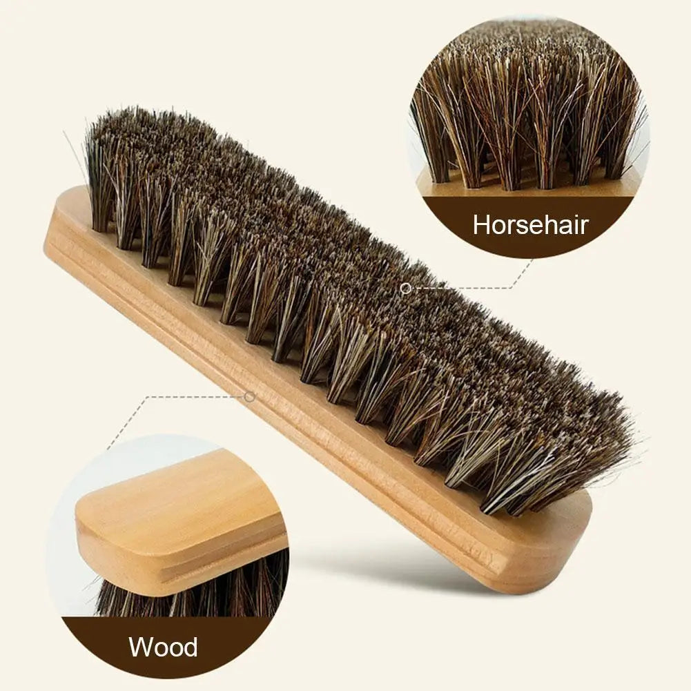 Premium Horsehair Wooden Handle Car Wash Brush for Detailing Polishing Buffing and Cleaning Dashboard Roof Dropshipping HIP