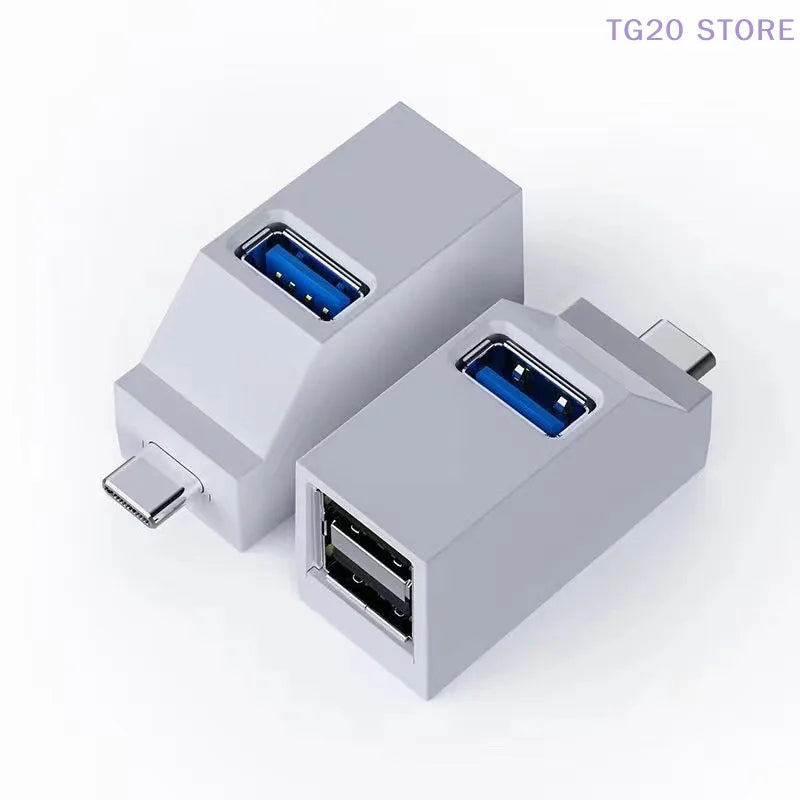 Mini USB 3.0 Hub – 3-Port High-Speed Splitter for PC & Laptop USB Hub HIP