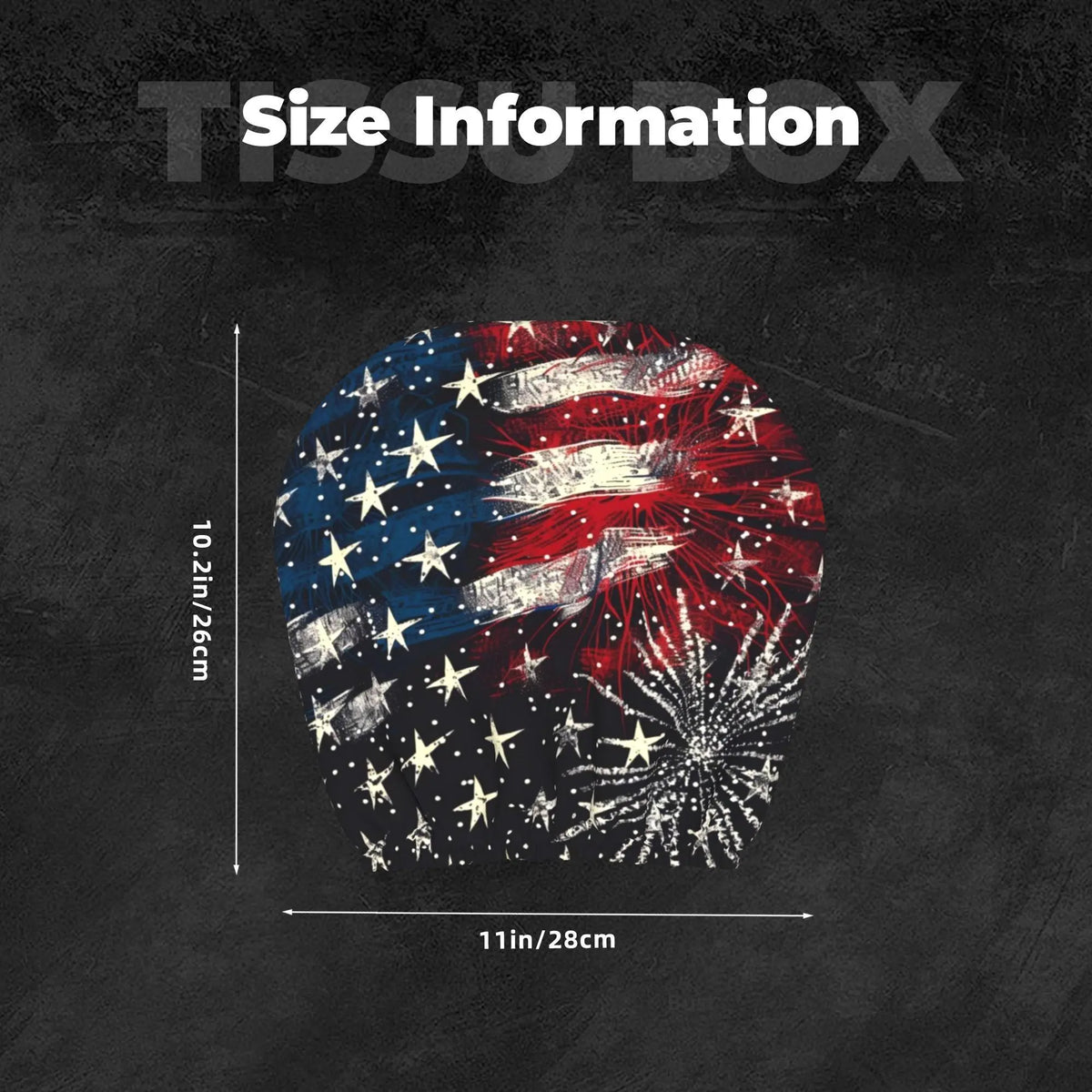 2-Pack US Flag Car Headrest Covers – Patriotic Seat Protectors Car Headrest Covers HIP