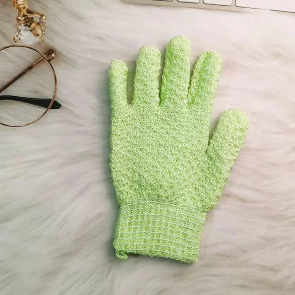 Five Finger Shower Gloves 1pc Frosted Rubbing Towel Exfoliating Bath Gloves Deep Cleaning Body Scrubbing Gloves HIP
