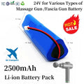 24V 2500mAh Li-Ion Rechargeable Battery Pack for Massage Gun Massage Gun Battery HIP Red Black Plug China Mainland