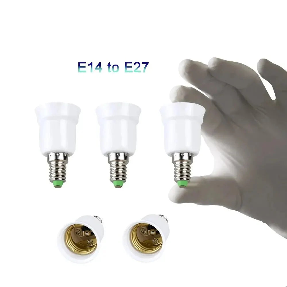 E17 E27 Lamp Base Accessories E14 E12 Lamp Holder GU10 G9 B22 MR16 Light Bulb Socket Lamps Adapter Household Converter Fittings HIP
