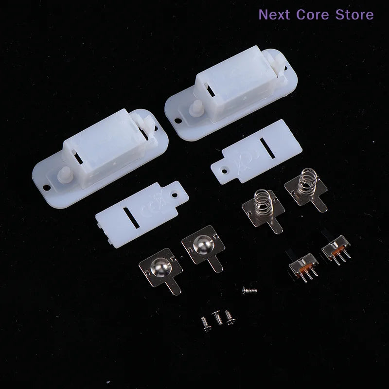 10-Pack AG13 LR44 Battery Case with Switch Button | 3V 4.5V Battery Holder Case HIP