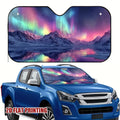 Aurora Borealis Car Windshield Sunshade – Polyester UV Block Car Windshield Sunshade HIP M