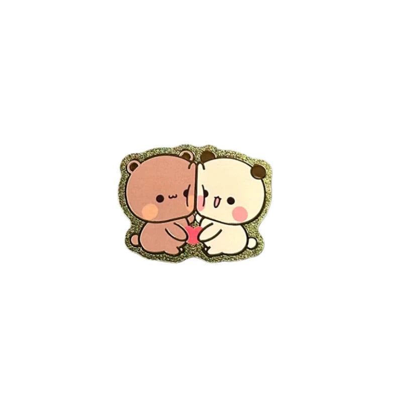Panda Bubu & Dudu 999 Gold Phone Stickers – Anime Gift Anime Phone Sticker HIP A