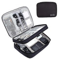 Waterproof Travel Cable Organizer Bag | USB & Tech Pouch Cable Organizer Bag HIP Black