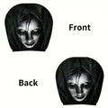 2-Pack Gothic Witch Car Headrest Covers – Polyester Car Headrest Cover HIP 1