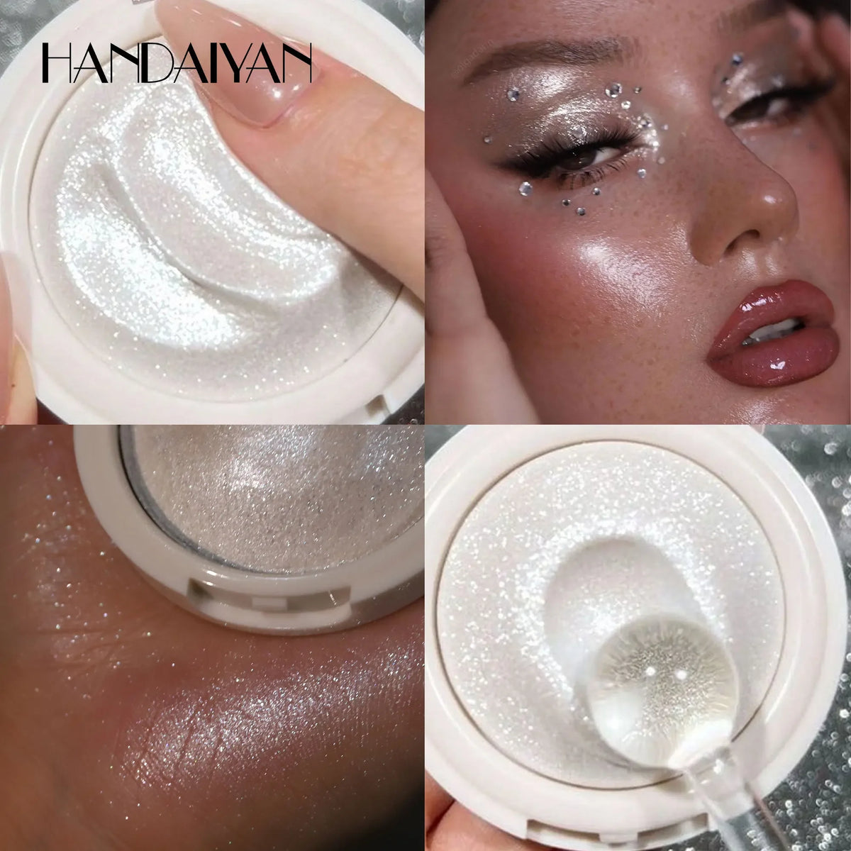 HANDAIYAN Shimmer Highlighter Bouncy Cream Glow & Contour Cream Highlighter HIP