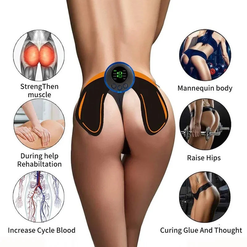 Wireless EMS Muscle Stimulator – Hip & Abs Toning Trainer EMS Muscle Stimulator HIP